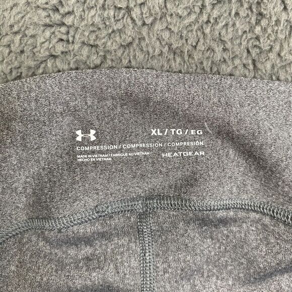 Under Armour Tech Leggings Size XL HeatGear Compression Pocket 1365333 - Picture 10 of 11